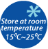 Store at room temperature